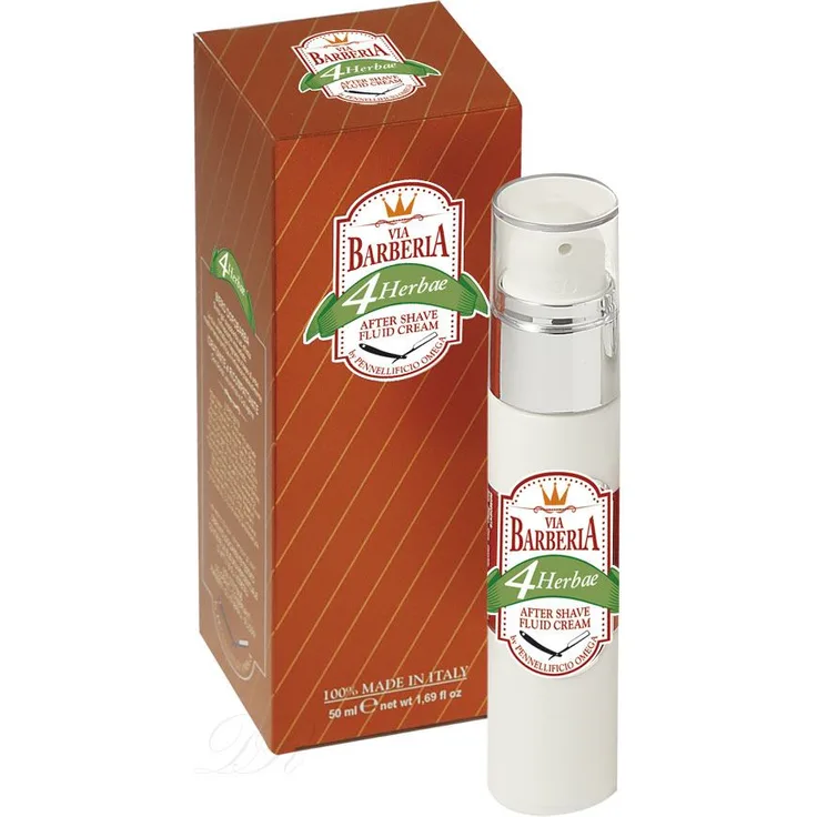Omega Pennelli Omega Via Barberia Herbae flüssige After Shave Creme 50 ml