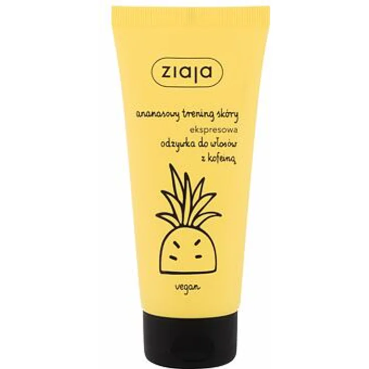 Ziaja Pineapple Express Caffeine Revitalisierender Conditioner mit Ananas und Koffein 100 ml für Frauen