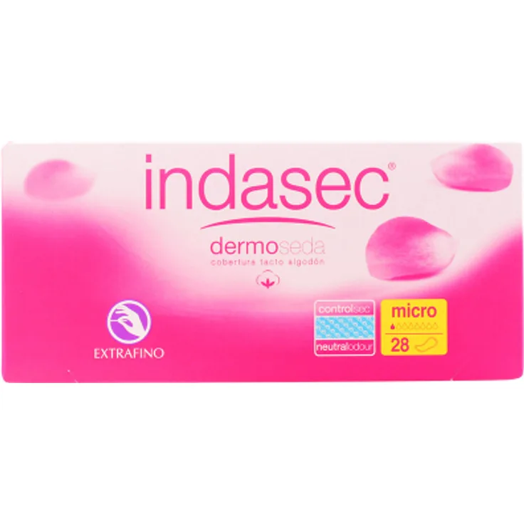 Indasec Dermoseda compresa incontinencia micro 28 Stück Inkontinenzeinlagen