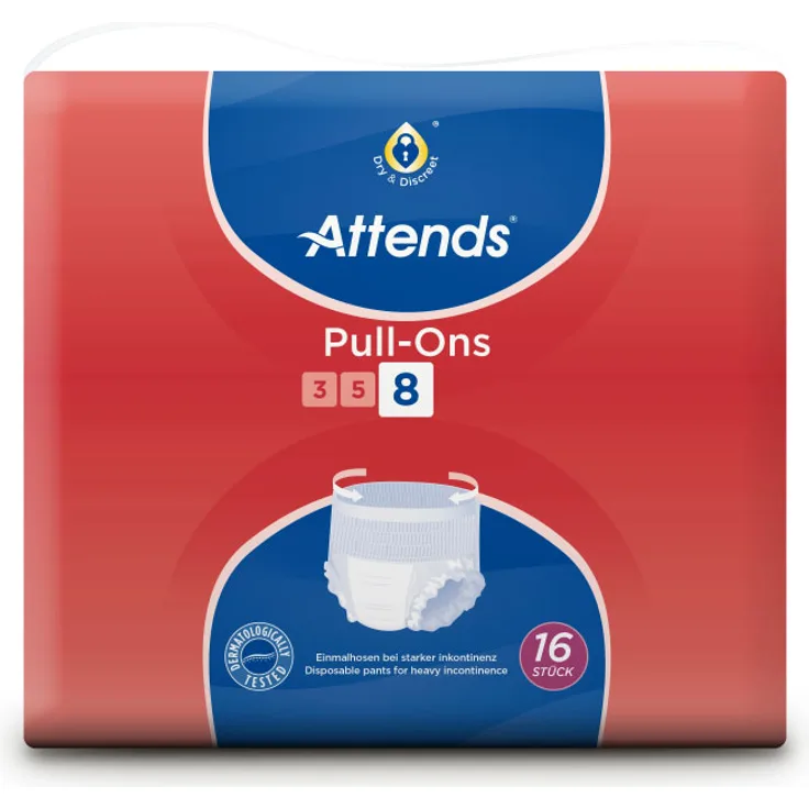 Attends 207468 Pull Ons Level 8 Inkontinenz Hose, groß (16 Stück)