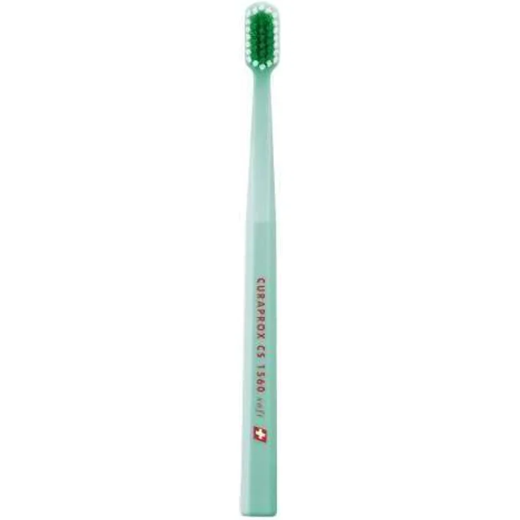 Curaprox CS 1560 Handzahnbürste ultra soft, 1 Stück, farblich sortiert, Farbe nicht wählbar, weiche Zahnbürste, toothbrush – Bild 1