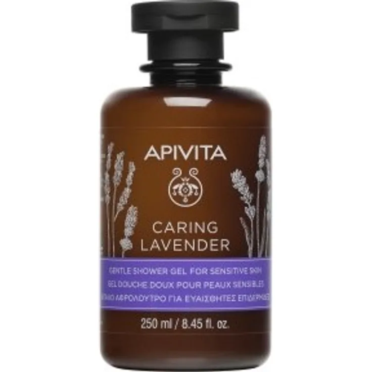 Apivita Body Care Caring Lavender Gentel Shower Gel For Sensitive Skin Empfindliche Haut 250 ml