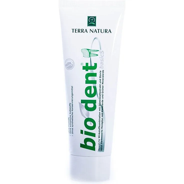 Terra Natura Biodent Stevia Basic 75 ml, für die tägliche Zahnreinigung