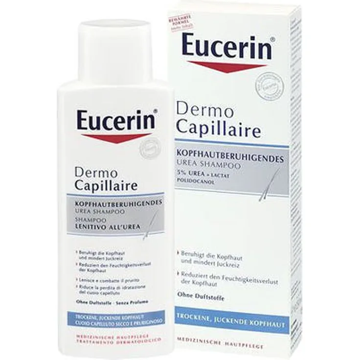 Eucerin Shampoo Mit Urea Für Trockenes Haar Und Mit Juckreiz 250 ml