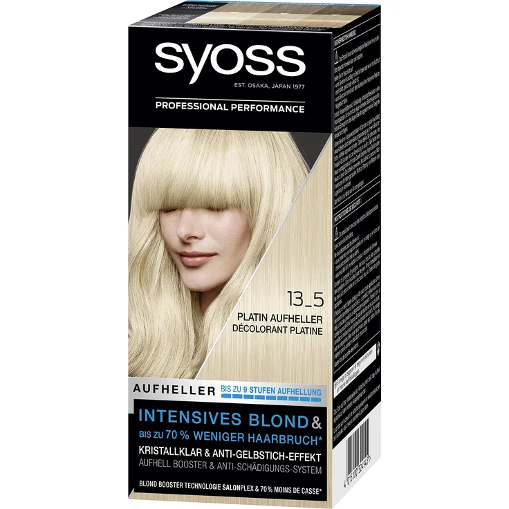 Syoss Blond Stufe 3 13 5 Platin Aufheller 3 x 157 ml