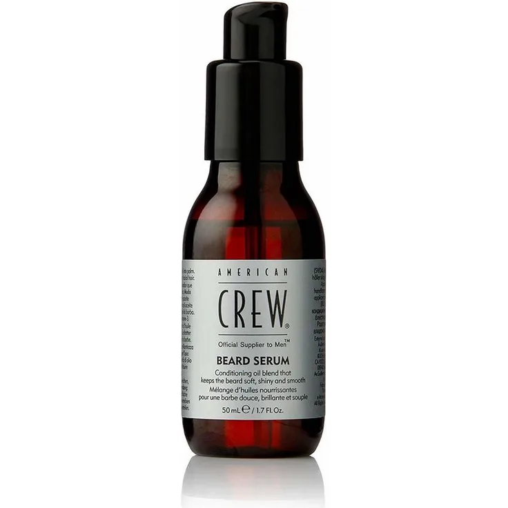 American Crew Shaving Beard Serum 50 ml, mit hochwertigen Ölen, zieht schnell ein, beschwert nicht
