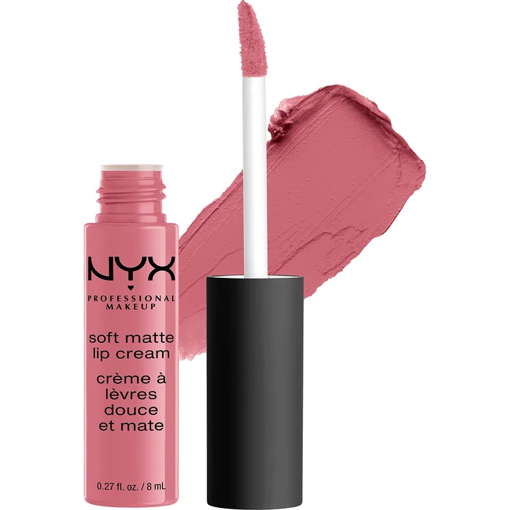 Nyx Professional Makeup Soft Matte Lip Cream, Cremiges Und Mattes Finish, Hochpigmentiert, Langanhaltend, Vegane Formel, Farbton: Istanbul 8 ml – Bild 1