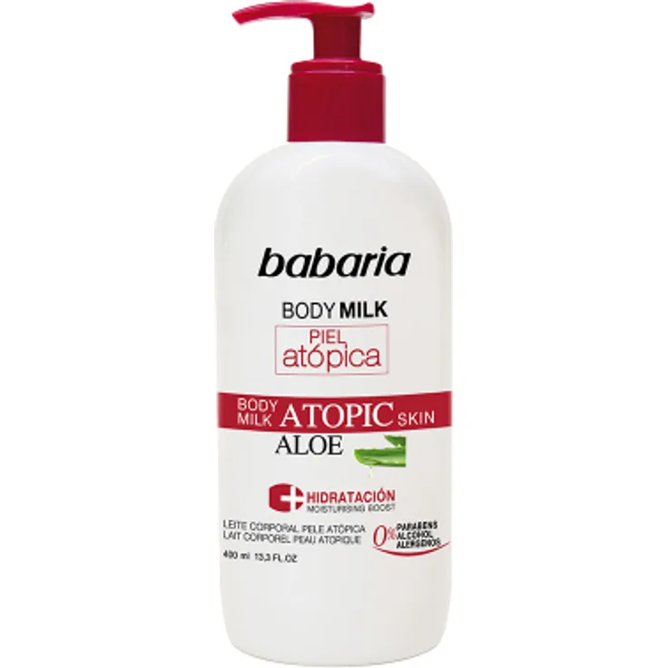 PIEL ATOPICA aloe vera body milk 0% 400 ml