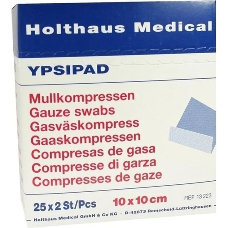 Holthaus Medical Sofort-Kälte Ypsipad 10x10 cm steril 8fach 50 St.