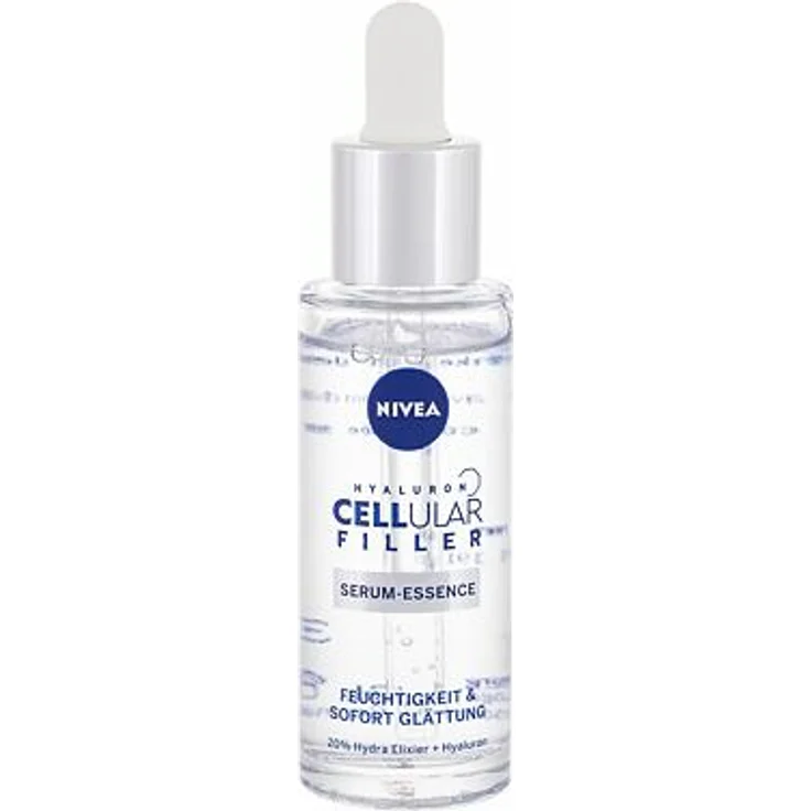 Nivea Hyaluron CELLular Filler Hyaluron Serum-Essence Feuchtigkeitsspendendes Gesichtsserum 30 ml – Bild 1