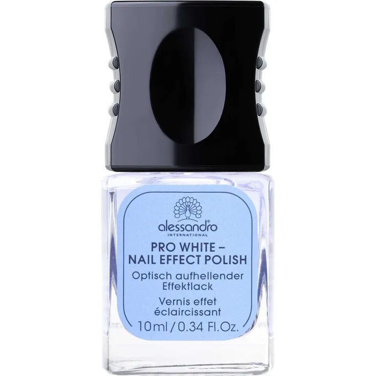 Alessandro Spa Pro White Effect Polish 10 ml Transparent, Pflege-Nagellack aufhellend
