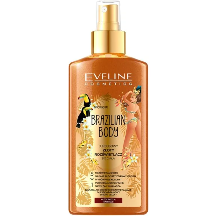 Eveline Brazilian Body Goldener Körper-Highlighter 5In1 150ml