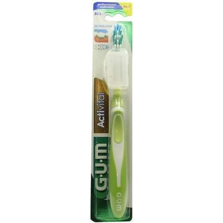 Gum Activital 583 Spaz mittel, mit Mikro-Borsten, Sanft zum Zahnfleisch