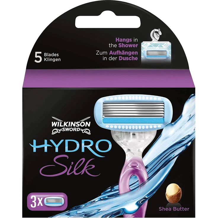 Wilkinson Sword Hydro Silk Rasierklingen, für Damen Rasierer, 3 St – Bild 1