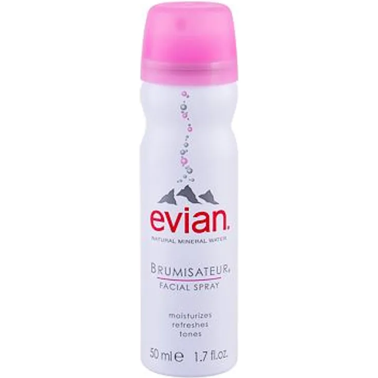 Evian Brumisateur erfrischendes Gesichtswasser-Spray 50 ml, für Damen und Herren 