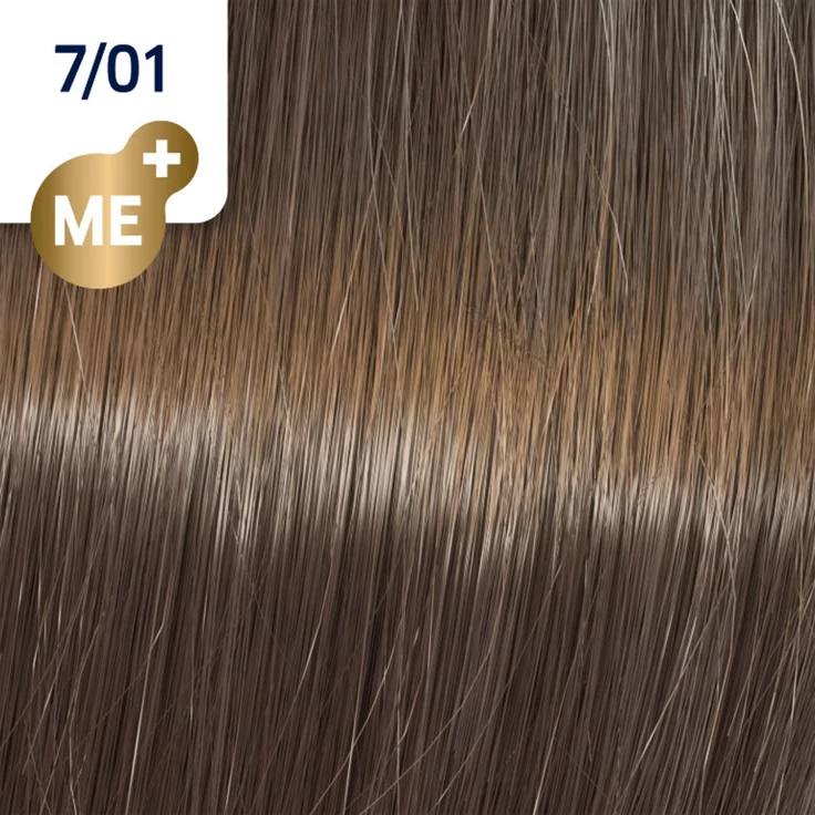 Wella Koleston Perfect Me+ 7/01 mittelblond natur asch 60 ml – Bild 2