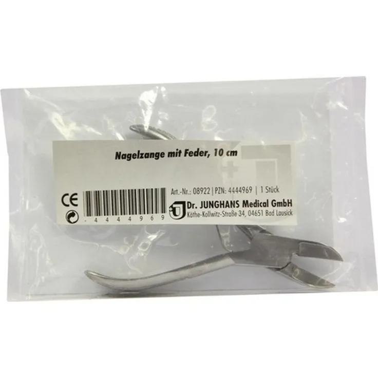 Dr. Junghans Medical Naglezange 10 cm mit Feder 1 St.