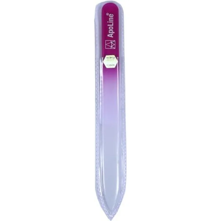 Wepa Apoline Nagelfeile Glas 14 cm pink 1 St.