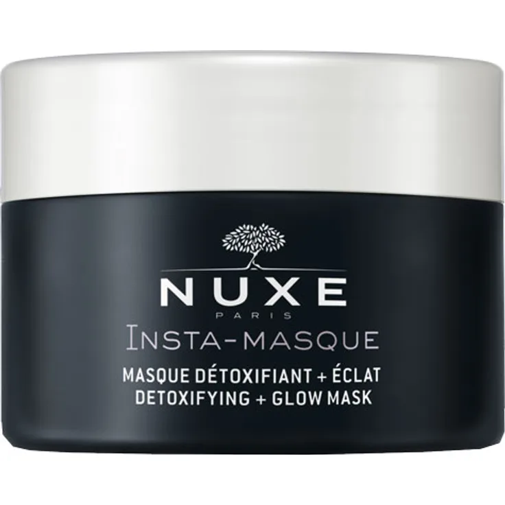 Nuxe Insta-Masque Rose & Charbon Masque Detoxifiant + Eclat Maske Alle Hauttypen 50 ml