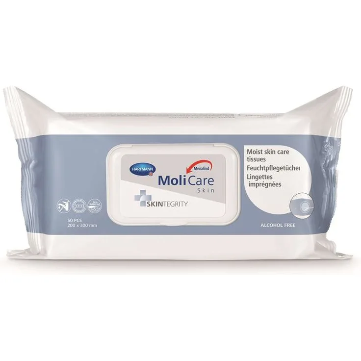 MoliCare Skin Feuchtpflegetücher, 50 Stück