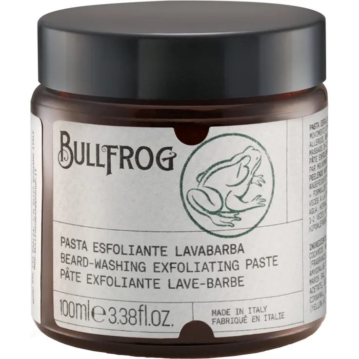 Bullfrog Beard-Washing Exfoliating Paste 100 ml, flüssige Textur, für Herren empfohlen