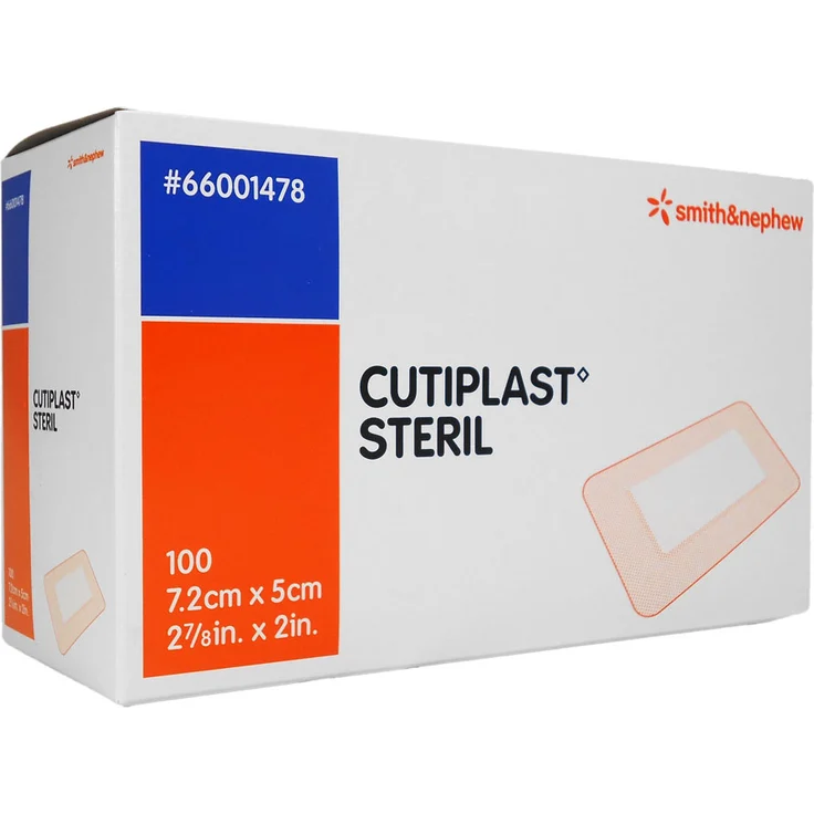 Smith & Nephew Cutiplast steril Wundverband 7.2 cm x 5 cm 100er Pack – Bild 1