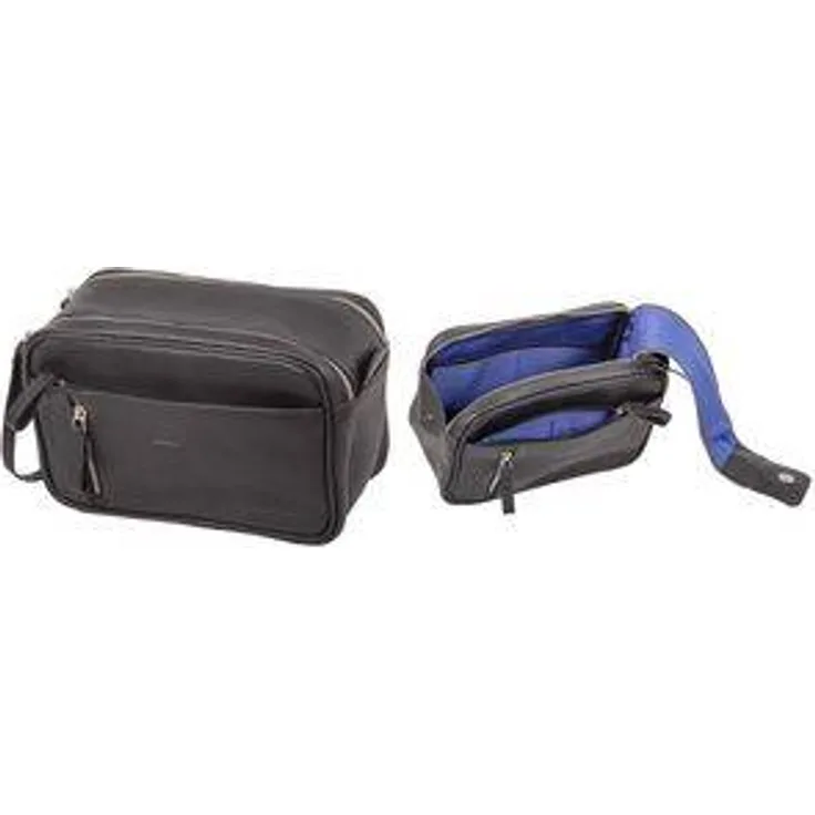 Alassio Kulturtasche SALINA, aus Leder, schwarz
