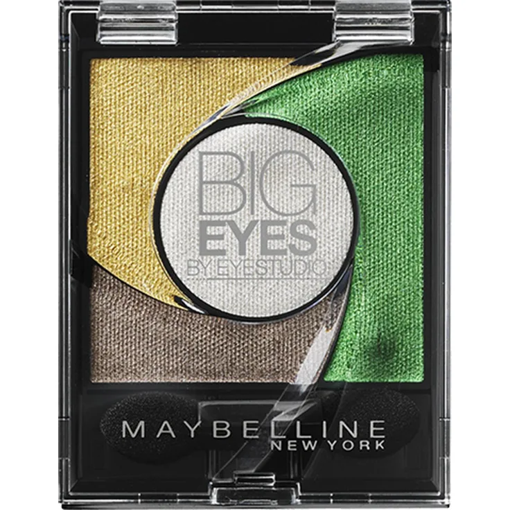 Maybelline Augen Make-up Eyestudio Big Eye Lidschatten 02 Luminous Grass 5 g Mehrfarbig