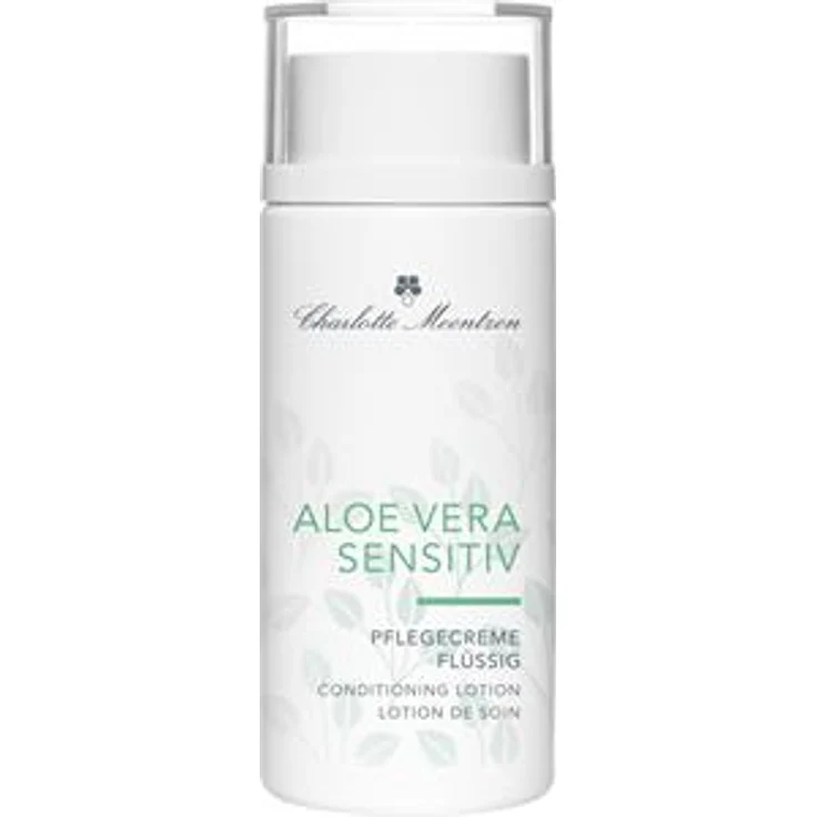 Charlotte Meentzen Aloe Vera Sensitiv Pflegecreme Flüssig 150 ml Tagespflege – Bild 1