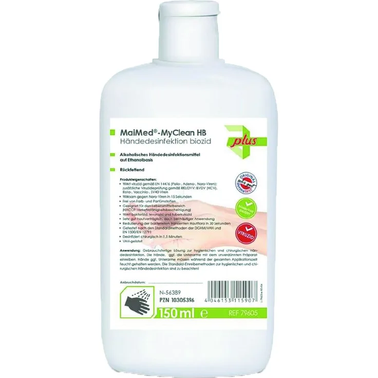MaiMed MyClean HB Händedesinfektion 150 ml Desinfektionsmittel viruzid Desinfektion