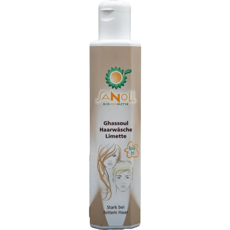Sanoll ghassoul Haarwäsche Limette 200 ml
