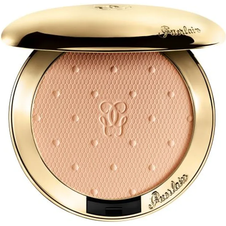 Guerlain Make-up Les Voilettes Poudre Kompaktpuder 03 Medium, mit einer festen Textur, Deckkraft: Leicht bis mittel