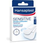 Hansaplast Sensitive Pflaster 20 Strips, hautfreundliche und hypoallergene Wundpflaster, Pflaster mit sicherer Klebkraft, schmerzlos zu entfernen