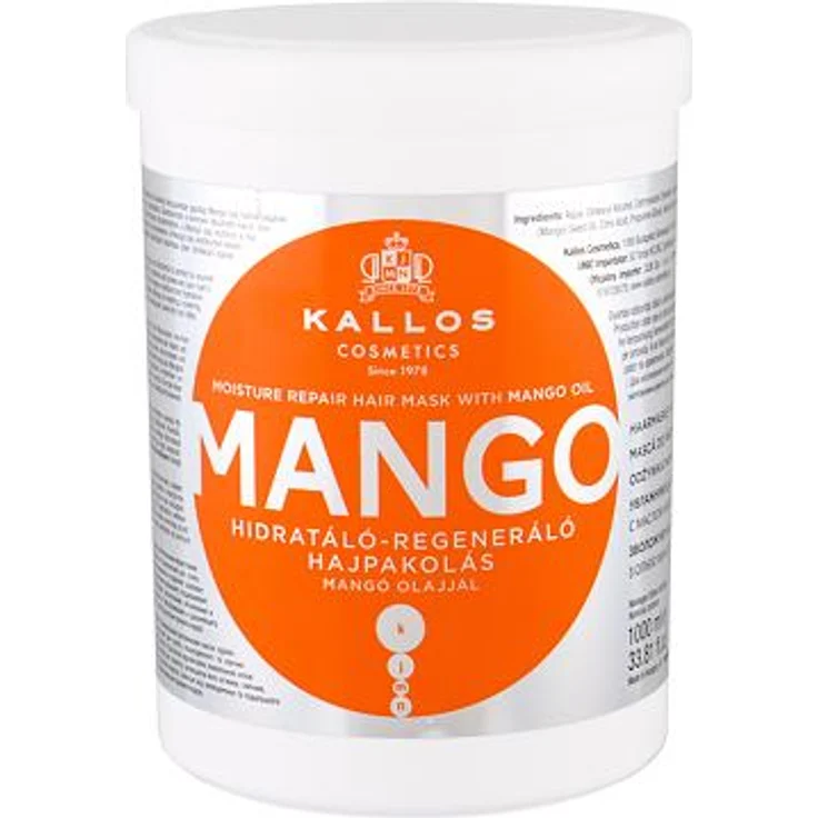 Kallos Cosmetics Mango Stärkende Haarmaske 1000 ml – Bild 1