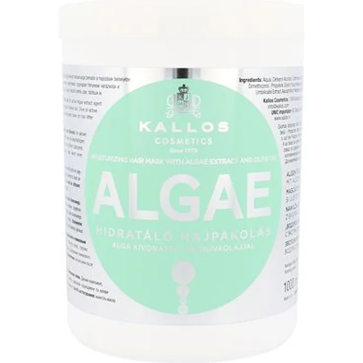 Kallos Cosmetics Algae Stärkende Haarmaske Für geschädigtes Haar 1000 ml