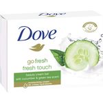 Dove Waschstück Beauty Cream Bar mit Gurke und Grünem Tee für die tägliche Hautreinigung mit 1-4 Feuchtigkeitscreme und milden Reinigungsstoffen 100 g für Alle Hauttypen geeignet