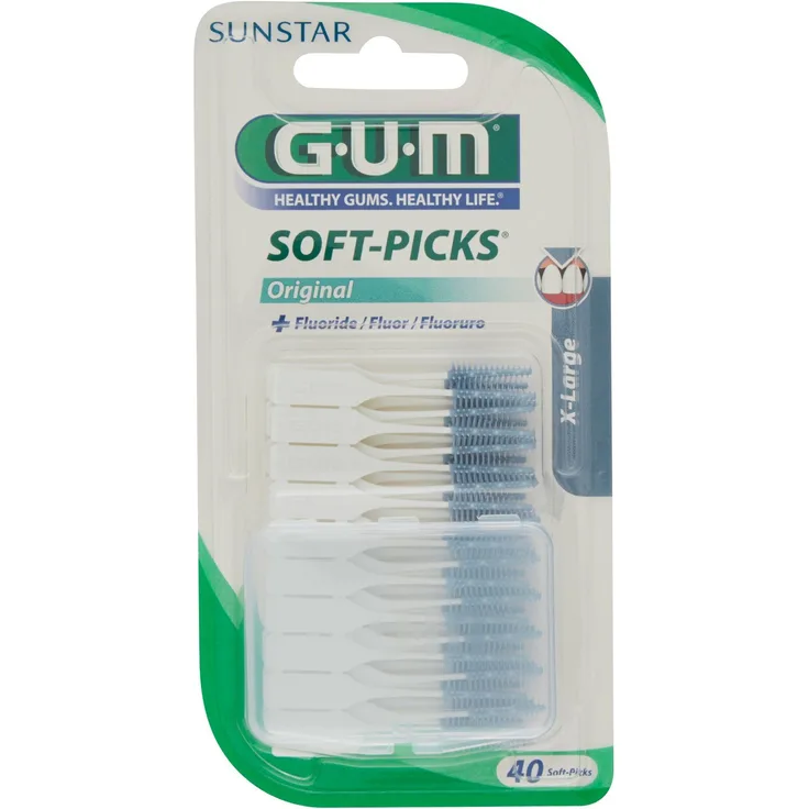 GUM Soft-Picks Interdentalbürsten x-large 40 Stück Packung Interdentalbürsten