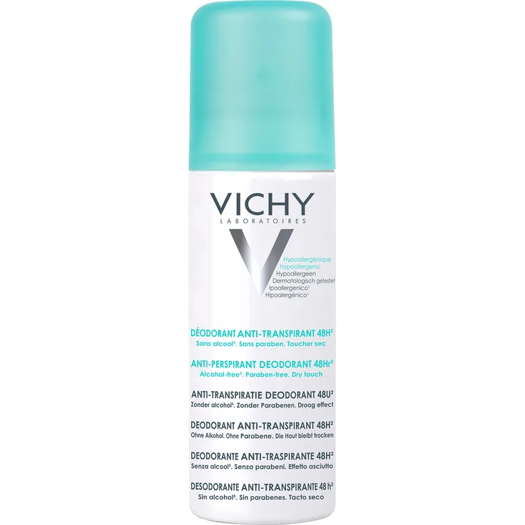 Vichy Deodorant Anti-Transpiratie Deodorant 48H empfindliche Haut 125 ml