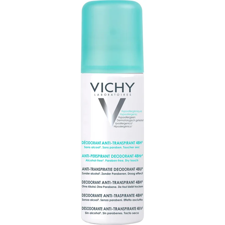 Vichy Deodorant Anti-Transpiratie Deodorant 48H empfindliche Haut 125 ml – Bild 1