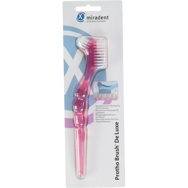 Miradent Protho Brush de Luxe Bürste Rosa Transparent 1 Stück