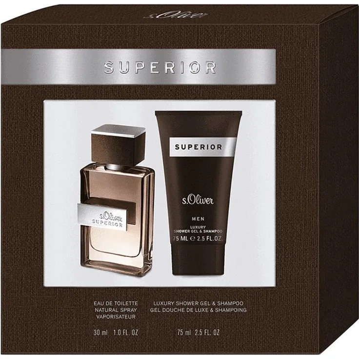 s.Oliver Superior Men Duo Set Eau de Toilette 30 ml + Duschgel 75 ml