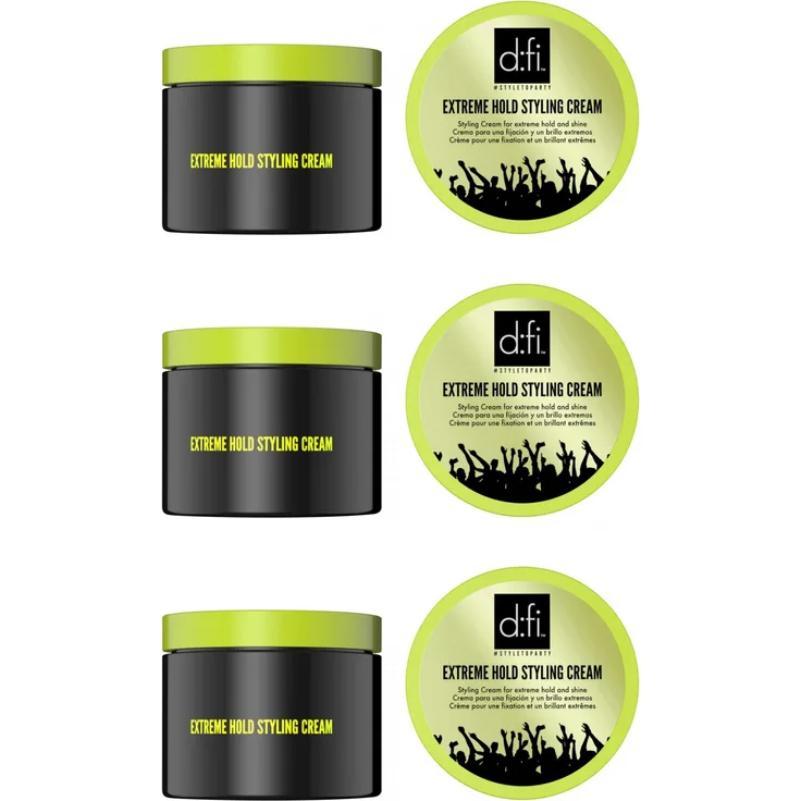 d:fi Extreme Hold Styling Creme XXL 3 x 150 g