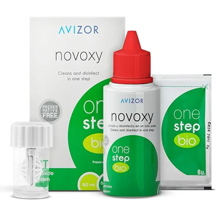 Avizor novoxy one step bio Reiseset 60 ml + One Step Bio Neutralisationstablette