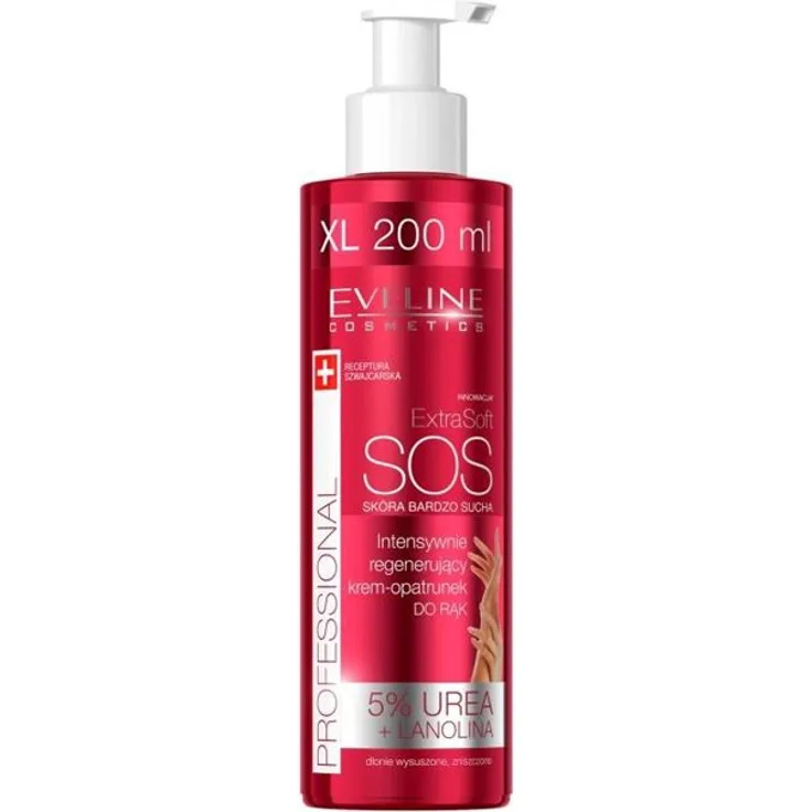 Eveline Professional Extrasoft Sos Intensiv Regenerierende Handcreme 200ml