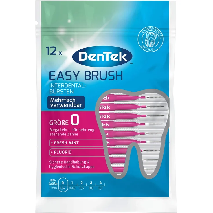 Dentek Easy Brush 12 Pieces Interdentalbürsten – Bild 1