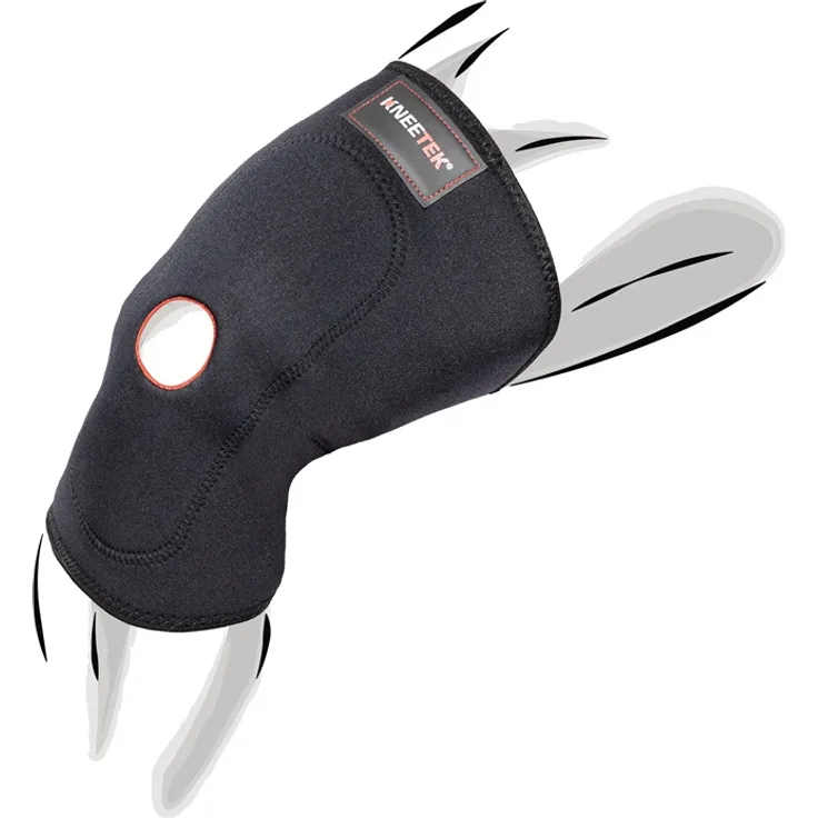 KNEETEK Kniebandage Gr.L schwarz KNEETEK