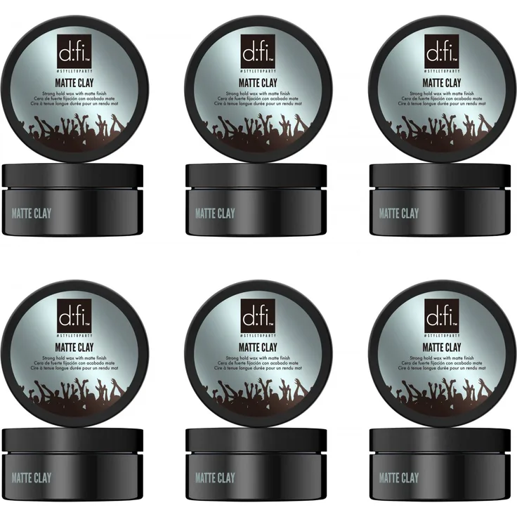 d:fi Matte Clay 6 x 75 g