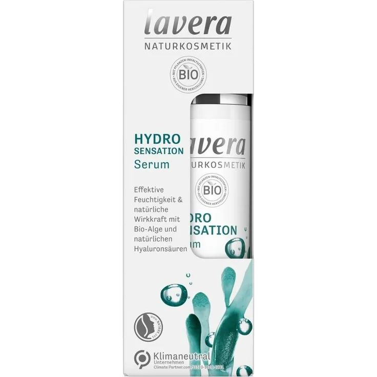 lavera Hydro Sensation - Serum Feuchtigkeitsserum 30 ml mit feuchtigkeitsspendender Wirkung