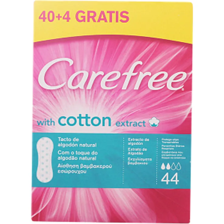 Carefree protector transpirable 44 Stück Slipeinlagen