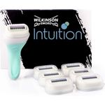 Wilkinson Sword Intuition Sensitive Care Damen Rasierer mit 6 Ersatzklingen